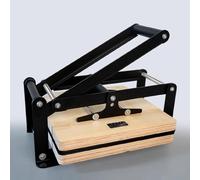 Macchina da stampa Lino, pressa piatta manuale con regolazione dell'altezza, dimensione massima di sfregamento 380 x 380 mm per inchiostro a blocchi di legno e tagli di linoleum, ideale per stampatori
