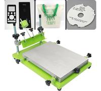 Macchina da Stampa Manuale a Schermo Piatto, Stampante Serigrafica da Tavolo con Piano di Lavoro Addensato e racla Professionale, for Vetro, Legno, plastica, Metallo, Carta(590 * 440mm)