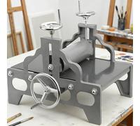 Macchina da stampa manuale per stampe su legno/rame, spessore regolabile 0-6 cm, regolazione rullo, macchina per incisione, rullo per tipografia, progetti artistici