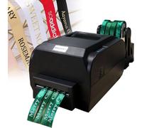Macchina da stampa per nastro di raso a 4 righe, stampante per nastro digitale da 200 DPI, stampante per etichette, macchina da stampa per stampa a caldo per confezioni regalo, larghezza 12-20 mm, sup