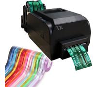 Macchina da Stampa per Nastro di Raso, Stampante Automatica per Nastro Digitale, Stampante per Etichette Macchina da Stampa per Stampa a Foglio per Confezioni Regalo, Supporta Oltre 50 Lingue, 12-20mm