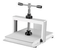 Macchina da stampa per rilegatura, resistente, manuale, con doppia asta di bilanciamento, pressione di 1500 kg, per casa e ufficio, formato A4/A3, appiattimento durevole dei libri