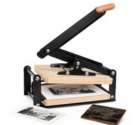 Macchina da Stampa Piana Manuale per linoleografia, Tipografia e xilografia | Design a leva, lastra per xilografia 15x15 pollici, tecnica di goffratura, stampa diretta a leva manuale, per artisti