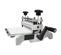 Macchina da stampa, pressa per incisione manuale con rullo regolabile in altezza e pannello di sfregamento, pressione di stampa uniforme, struttura solida per artisti e tipografi