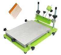 Macchina da stampa serigrafica manuale con altezza regolabile e stampa da tavolo a carosello per t-shirt, borsa, etichetta e stampa hobby