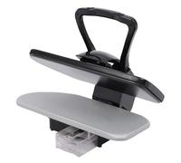 Macchina da stirare, 2200 W, 5 programmi per diversi tessuti, portata del vapore 120 g/min, serbatoio dell'acqua da 1 l, tempo di riscaldamento 3 minuti, spina europea, nero, stile moderno, supporto