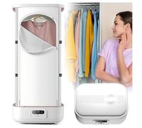 Macchina da stiro automatica 2 in 1, vaporizzatori for indumenti pieghevoli, ferro da stiro a vapore verticale, armadio a vapore, macchina for vestiti pieghevole