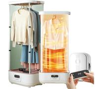 Macchina Da Stiro Automatica 900W, Ferro Da Stiro Verticale Automatico Senza Fili, Stiratrice A Vapore Pieghevole Per Indumenti Appesi, Asciugatrice Con Telecomando/Scatola Per Aromaterapia Integrata