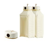 Macchina da stiro automatica, asciugatrice portatile, ferro da stiro ad aria, for camicie e vestiti, asciugatrice portatile, for appartamenti, ferro da stiro a vapore verticale senza fili(2PC)