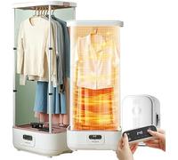 Macchina Da Stiro Automatica, Ferro Da Stiro A Vapore Verticale Senza Fili, Asciugatrice A Vapore Pieghevole Per Indumenti Appesi Da 900 W Con Telecomando, Pieghevole, Per Vestiti E Tessuti, Rimuove