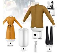 Macchina da stiro automatica per la casa, kit ferro e asciugatrice elettrica portatile, macchina da stiro gonfiabile a sfioramento per camicie, gonne e scarpe, con cerniera regolabile