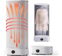 Macchina da stiro automatica stendibiancheria pieghevole verticale da 1000W vaporizzatore portatile for indumenti rimozione rapida delle pieghe