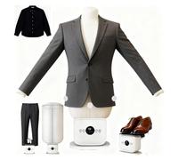 Macchina da stiro automatica tutto in uno, ferro da stiro con asciugatrice ad aria calda potenziata, manichino gonfiabile, asciuga e deodora, for tutti i tessuti