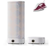 Macchina Da Stiro E Piegatrice Automatica, Ferro Da Stiro Automatico Da 1000 W Con Funzione Vapore Per Vestiti E Tessuti, Ferro Da Stiro Verticale A Vapore, Asciugatrice E Vaporiera Portatili