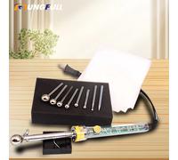 Macchina da stiro per fiori in tessuto saldatore strumento per la produzione di fiori dispositivo pirografico interno a doppio strato Set di strumenti per stirare