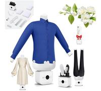 Macchina Da Stiro,Stiratrice Automatica Per Vestiti,Asciuga E Stira Automaticamente Camicie,Ferro Stiro A Vapore Senza L'Uso Delle Mani,Per Camicie,Pantaloni,Scarpe Gonne(Color:White)