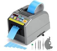 Macchina da taglio a nastro, dispenser automatico di nastro, larghezza nastro 6-60 mm, lunghezza 5-999 mm nastro trasparente/nastro biadesivo, taglierina con manuale e automatico, ideale per lavoro e