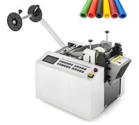 Macchina da taglio microcomputer for tubi termoretraibili completamente automatica, con larghezza di taglio da 1 mm a 85 mm, lunghezza da 0,1 mm a 99999,9 mm, tagliatubi automatica
