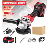 Macchina da taglio per smerigliatrice angolare senza spazzole da 125 mm Levigatrice per smerigliatrice angolare elettrica a batteria da 11000 giri/min per batteria Makita 18V