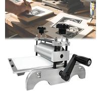 Macchina da tavolo manuale della stampa dell'incisione con il rullo regolabile per la chiara stampa uniforme su superfici piane