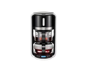 Macchina da tè Rommelsbacher TA 1200 doppia infusione vetro infusore metallico schermo LCD pulsanti Nero Argento - Nouvo
