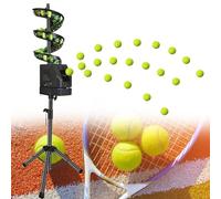 Macchina da tennis automatica con telecomando, altezza e angolo regolabili, per principianti, perfetta attrezzatura per l'allenamento del tennis