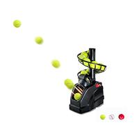 Macchina Da Tennis Trainer(Può contenere 10 Palline) Tennis Allenamento Da Solo per l'autoallenamento, Principianti/Bambini/Allenatore/Casa/Campo/Garage/Ufficio,AC e Batteria