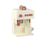 Macchina del caffè in legno per bambini con tazzina e capsule