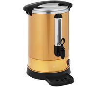Caffettiera/tè con rubinetto e vassoio raccogligocce 14 l 1500 W oro