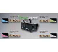 MACCHINA DEL FUMO 400 WATT CON 3 LED LUCE BIANCA PER SUPER EFFETTO SMOKE MACHIN