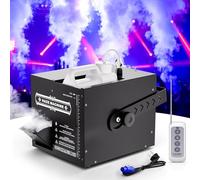 Macchina del Fumo Discoteca 1500W con Telecomando a 4 pulsanti, Macchine Fumo Portatile, Fog Machine per Halloween Feste Nozze DJ Natale e Effetti su Palco Spettacolo