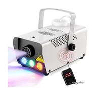 Macchina del Fumo, Macchina della nebbia di Halloween macchina del fumo mini fase con 3 luci Argento Shell bianco for il matrimonio e l'effetto palcoscenico(400W)