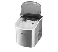 Macchina del Ghiaccio Automatica, 12 kg/24 ore, Vaschetta 700 g, Acciaio Inox