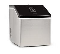 Klarstein Clearcube macchina per cubetti di ghiaccio - ghiaccio trasparente 13kg/24h acciaio inox nero