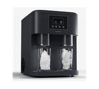 Eiszeit Crush - Macchina del ghiaccio, cubetti di 2 dimensioni, ghiaccio tritato