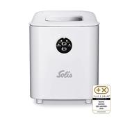 Solis Ice Cube Express - Macchina per cubetti di ghiaccio, 8 cubetti di ghiaccio in 8 minuti, con dimensioni di cubetti di ghiaccio regolabile, per cucina, ufficio, feste e bar, colore: Bianco