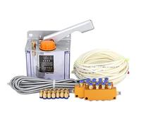 Macchina del router for incisioni CNC Maniglia Kit pompa olio Uscita olio M8X1 Φ4mm Pompa olio manuale Pompa di lubrificazione manuale delle pompe di iniezione Laboratori scientifici(Tube)