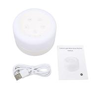 Macchina del Rumore Bianco, Macchina del Sonno Sonoro Funzione Luce Notturna USB Ricaricabile 10 Suoni Naturali 2 Ninne Nanne Musica Macchina per Dormire per la Casa