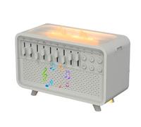 Macchina Del Rumore Bianco, Umidificatore Con Luce Notturna E Aromaterapia - Aiuto Per Il Sonno, Rumore Bianco Con 8 Suoni Naturali, Rilassamento