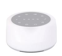 Macchina del suono portatile con luminosità regolabile, 10 suoni naturali e rumore bianco, macchina del rumore bianco per una migliore quali