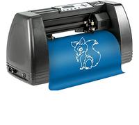 Macchina del tracciatore della taglierina del vinile 14" segno del software che fa macchina 720mm Plotter della taglierina del vinile dell'alimentazione di carta con il supporto (14" 3,Facile da usar
