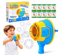 Macchina della bolla del cannone dell'aria, bolla di salto del vento | Bubble Blaster ad alto rendimento con 10 confezioni di pluriball, bomboniere all'aperto per giardino, feste di compleanno
