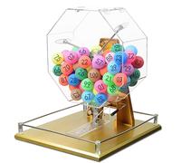Macchina della lotteria per lotterie, bingo e giochi, palline incluse, perfetta per grandi gruppi, centri commerciali, luoghi di intrattenimento ed eventi divertenti