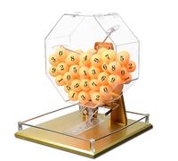 Macchina della lotteria per lotterie, bingo e giochi, palline incluse, perfetta per grandi gruppi, centri commerciali, luoghi di intrattenimento ed eventi divertenti