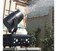 Macchina della neve professionale da 2000 W, macchina for fiocchi di neve di Natale a 180° con telecomando, effetto fiocchi di neve che cadono finti, distanza di spruzzatura 3-5 m, for palcoscenici di