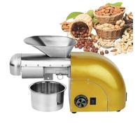 Macchina della pressa dell'olio dell'acciaio inossidabile, 1800W elettrico dell'espulsore dell'olio per la spremitura a caldo & a freddo, controllo della temperatura fino a 762 °F, uscita 12-8,6 kg/h