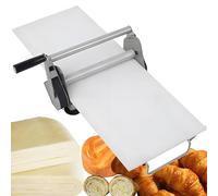 Macchina della sfoglia della pasta manuale, rullo di pasta mista a mano con progettazione pieghevole per crosta di pizza, croissant Puff e biscotto. Controllo di spessore 0-17.5mm, portatile e facile