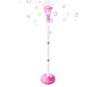 Macchina Delle Bolle Per Bambini Forma Lampione Luminoso E Ricaricabile