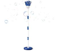 Macchina Delle Bolle Verticale | Giocattolo Automatico Con Supporto Ricaricabile USB E Luce Musicale - Macchina Per Bolle Da Esterno,Per Giardino Festa Compleanno Spiaggia Piscina Matrimonio Campeggio