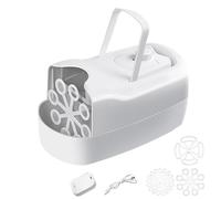 Macchina delle pompe - Giocattolo automatico per soffiare bolle | Generatore di bolle per feste | per feste di Natale compleanno Pasqua all'aperto bambini ragazze bagno